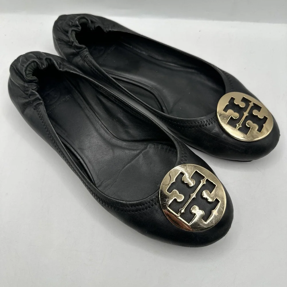 Tory Burch Black Size 7 1/2 M Ballet Flats